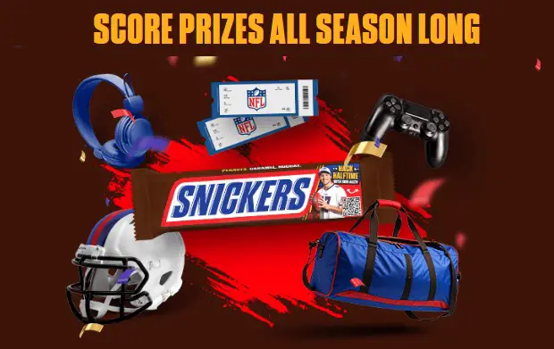 Snicker 2025 NFL Season Sweepstakes: Win a Trip to Super Bowl 2026 + Weekly Prizes!