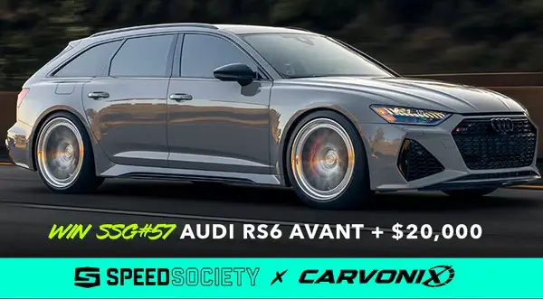 Speed Society Mystery Car Giveaway – Win Audi RS6 Avant + $20K Cash