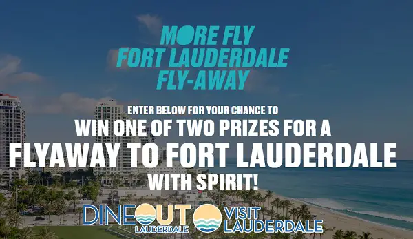 Win a Flyaway Trip to Fort Lauderdale with Spirit Airlines! (2 Winners)