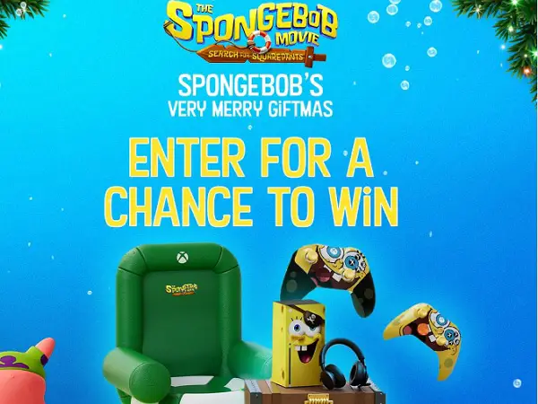 The SpongeBob Movie Sweepstakes: Win Xbox Prize Pack, Trip to Nickelodeon Punta Cana and More!