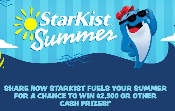 StarKist Summer Sweepstakes – Win $2,500 or $750 in Prepaid Card!