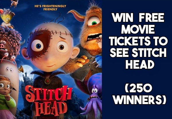 Win Stitch Head Movie Tickets! (250 Winners)