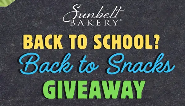 Sunbelt Bakery Back to Snacks Giveaway 2025 – Win Exclusive Snack Prize Packs (20 Winners)