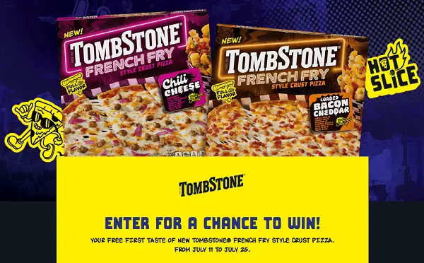 Tombstone Pizza Giveaway: Win Free French Fry Style Crust Pizza! (250 Winners)