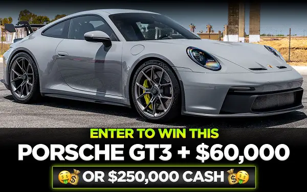 Tuner Cult Porsche Car Giveaway 2026 - Win a 2023 Porsche GT3 or $250,000 Cash
