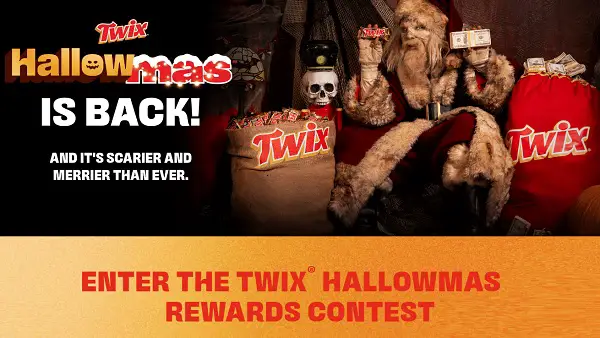 TWIX Hallowmas Rewards Contest – Win $10,000 Cash + 200 TWIX Bars
