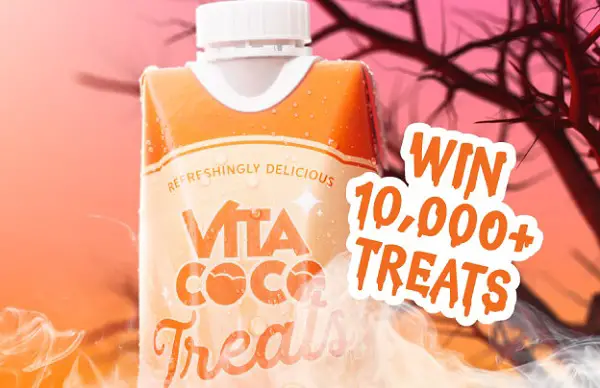 Vita Coco Trick or Treat Sweepstakes – Win Flights, Gift Cards & Coconut Treats!