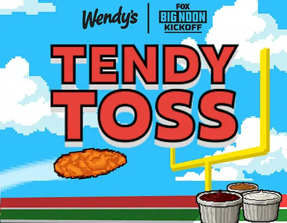Wendy’s Tendy Toss Game – Win a College Football Trip + 111K Instant Win Prizes