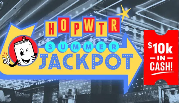 HOPWTR Summer Jackpot Giveaway: Win $10,000 Cash + A Year of HOP WTR!