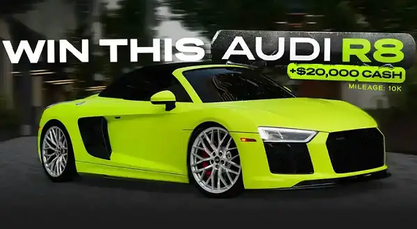 Backyard Boyz Giveaway – Win a 2017 Audi R8 Spider + $20,000 Cash!