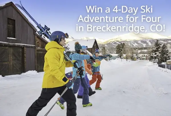 Win a Ski Trip to Breckenridge! (4 Winners)