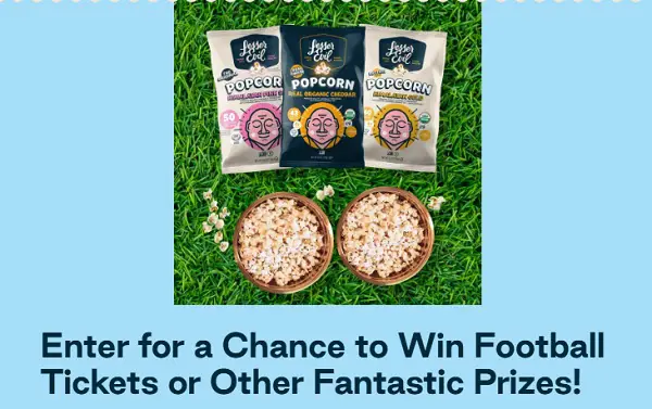 LesserEvil Fall Football 2025 Sweepstakes: Win Football Tickets, Snacks & More!