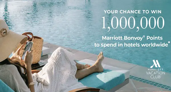 Win 1,000,000 Marriott Bonvoy Points!