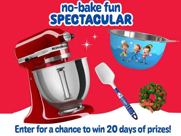 No Bake Fun Sweepstakes – Win Daily Prizes