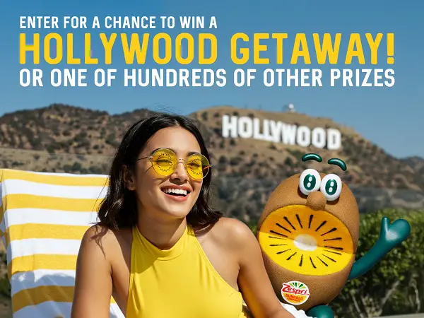 Zespri Hollywood Getaway Sweepstakes – Win a Trip to LA + Gift Cards, Home Theater Sets & More!