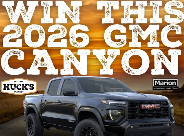 Huck’s Truck Sweepstakes: Win 2026 GMC Canyon Elevation!