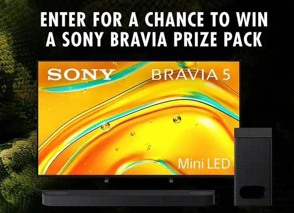 Sony Pictures Anaconda Home Entertainment Sweepstakes: Win a Sony BRAVIA Prize Pack!