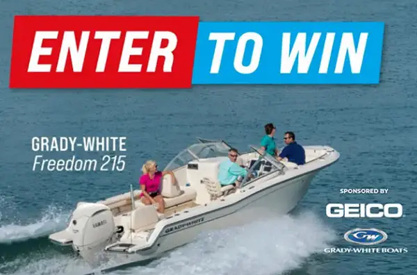 BoatUS 60th Sweepstakes: Win a Grady-White Boat!
