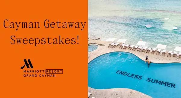 Cayman Getaway Sweepstakes – Win a 7-Night Stay at Grand Cayman Marriott Resort