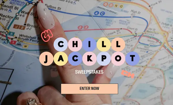 Chill Jackpot Sweepstakes: Win NYC Spa Trip, Free Gift Cards and More!