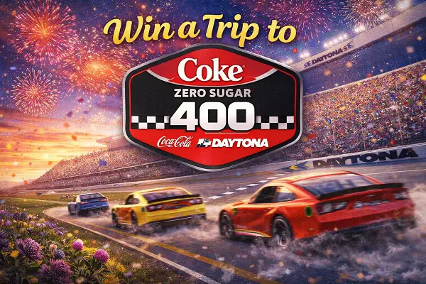 Win a Coke Zero Sugar 400 NASCAR Flyaway Experience