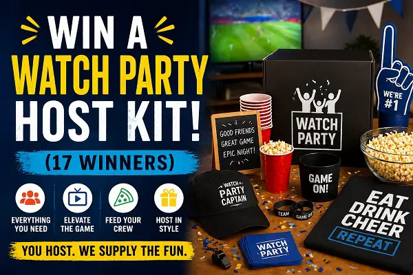 Coors Light Watch Party Sweepstakes: Win a Watch Party Host Kit! (17 Winners)