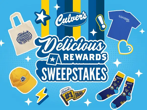 Win Swag & Gift Cards with Culver’s Delicious Rewards!