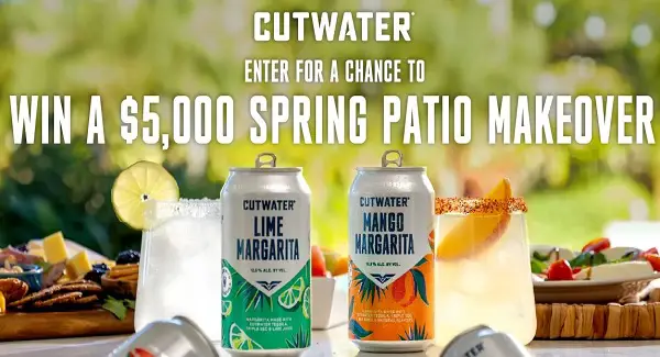Cutwater Spring Patio Makeover Sweepstakes – Win a $5,000 Patio Upgrade!