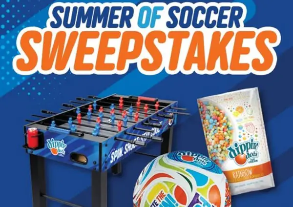Dippin' Dots Summer of Soccer Sweepstakes: Win Free Dippin' Dots & Soccer Prizes!
