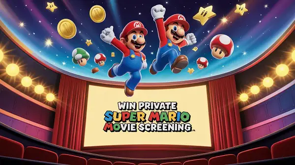 Feastables Super Mario Sweepstakes: Win Private Mario Movie Screening