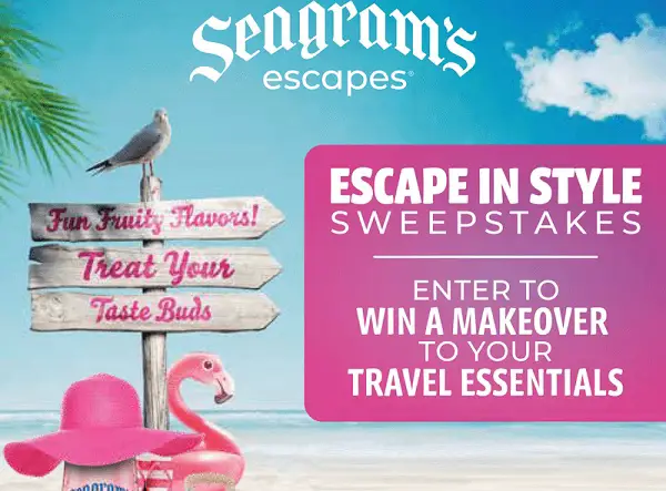 Seagram’s Escapes Sweepstakes – Win Travel Essentials! (45 Winners)