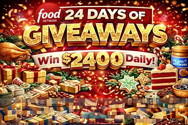 Food Network 24 Days of Giveaways: Win $2400 Daily! (24 Winners)