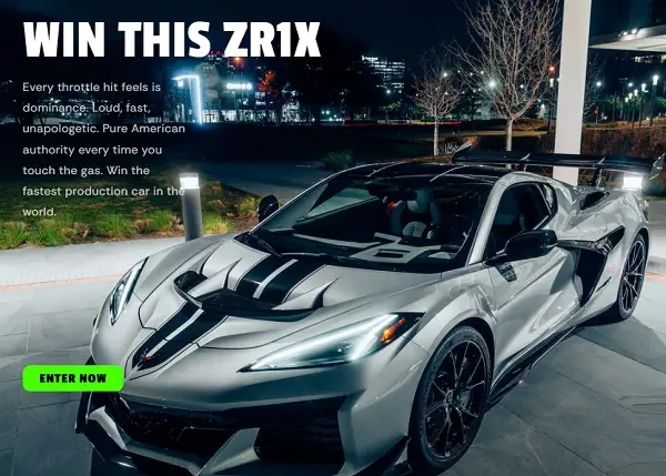 Gas Monkey Garage Sweepstakes: Win Corvette ZR1X!
