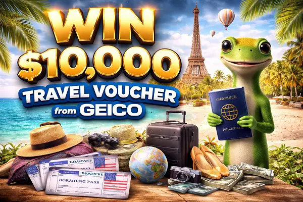 GEICO Family Vacation Sweepstakes: Win $10,000 Travel Voucher
