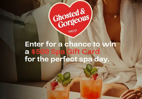 Ghost Tequila Ghosted & Gorgeous Contest: Win a $500 Spa Gift Card