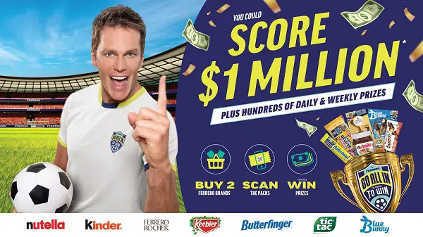 Ferrero Go All In Promotion: Win $1 Million Cash + Daily Prizes!