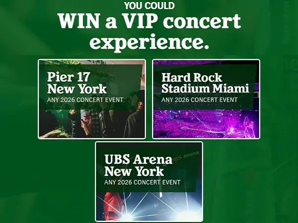 Heineken Music Experience Sweepstakes: Win a VIP Concert Experience or Can Speaker