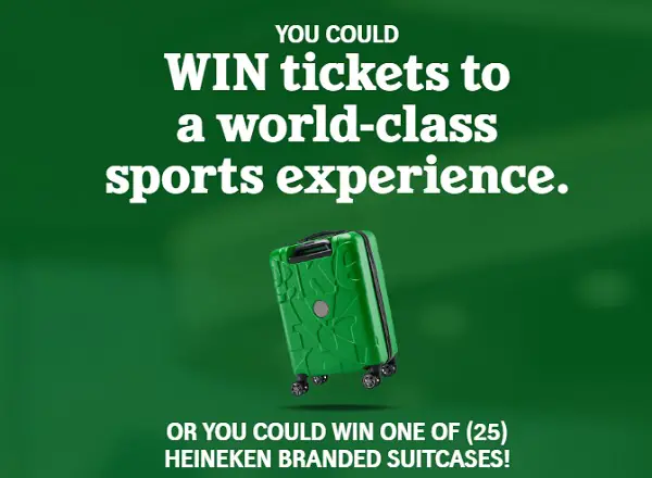 Heineken Sports Experience Giveaway – Win Tickets to a World-Class Sporting Event!