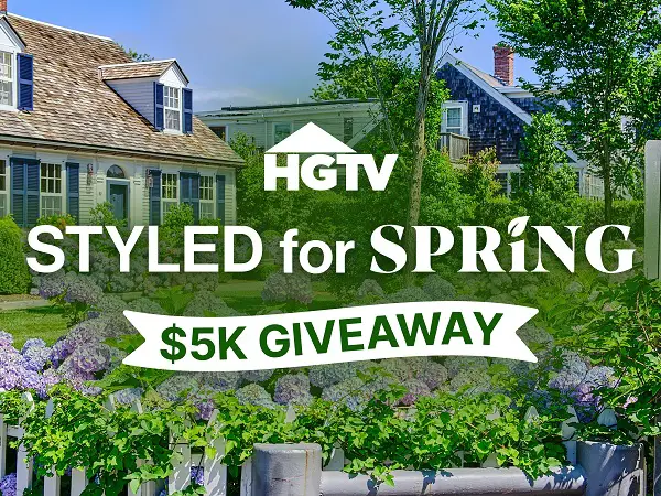 HGTV Styled for Spring Giveaway – Win $5,000 for a Stunning Home Exterior Makeover
