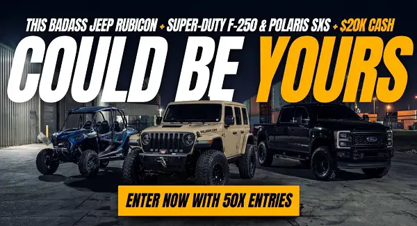 Hodge Twins Jeep Giveaway – Win a 2022 Jeep Rubicon 392 & $10,000 Cash
