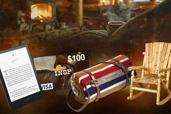 INSP Cowboy Comforts Sweepstakes – Win Kindle, $100 Visa Gift Card & Cozy Western Prizes
