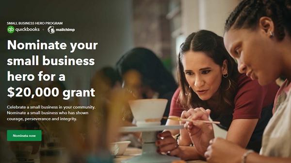Intuit Small Business Hero Giveaway: Nominate a Business to Win a $20,000 Grant