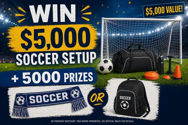 U.S. Soccer & Kellanova National Sweepstakes: Win $5,000 Soccer Setup + 5000 Prizes!