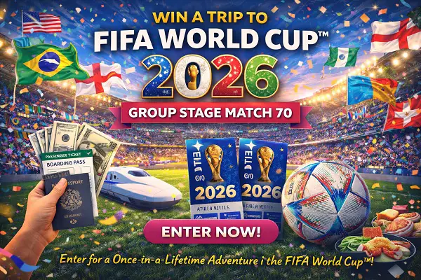 Kia FIFA World Cup 2026 Giveaway – Score a Trip to Group Stage Match 70! (6 Winners)