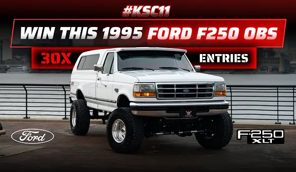 King Supply Ford Car Giveaway – Win a 1995 Ford F-250 or $10,000 Cash