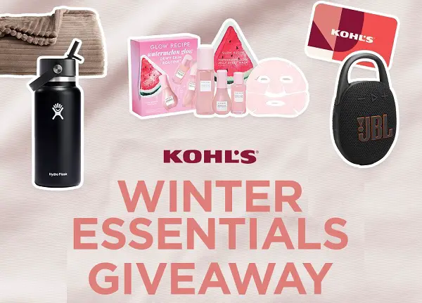 Kohl’s Winter Essentials Giveaway – Win the Ultimate Cozy Bundle! (8 Winners)