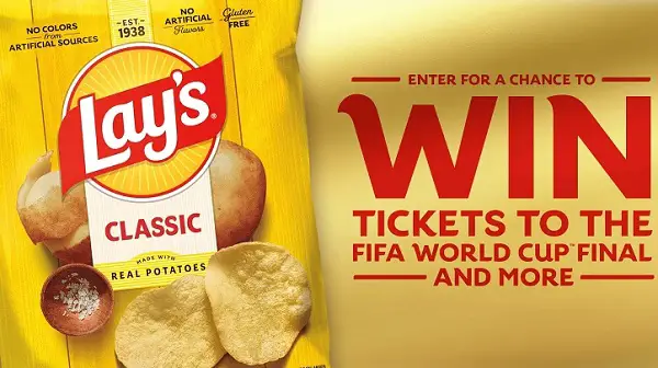 Lay’s FIFA World Cup 2026 Sweepstakes: Win Final Match Tickets & Daily Prizes!