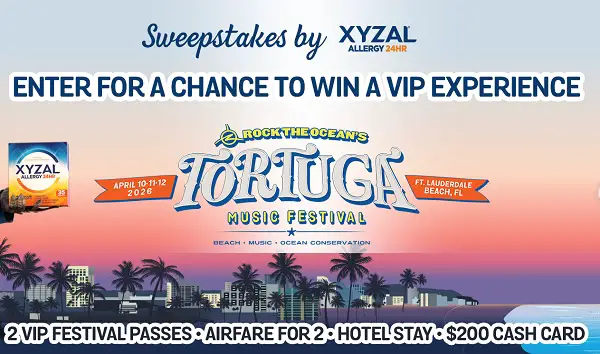 Xyzal Florida Festival VIP Giveaway: Win Tortuga Music Festival 3-Day VIP Passes