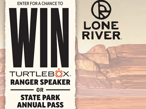 Lone River Speaker & Parks Passes Sweepstakes: Win a Turtlebox Ranger or $80 eGift Card