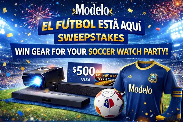 Modelo Soccer Sweepstakes – Win Watch Party Gear!